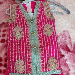 Pakistani kids lengha outfit eid